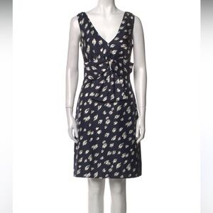 Kate Spade navy and White Midi Dress 14